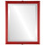 Beveled Mirror - Athena Rectangle Frame - Holiday Red
