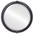 Beveled Mirror - Athena Round Frame - Matte Black