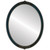 Flat Mirror - Athena Oval Frame - Royal Blue