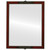 Flat Mirror - Athena Rectangle Frame - Rosewood