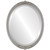 Beveled Mirror - Athena Oval Frame - Silver Shade