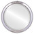 Beveled Mirror - Athena Round Frame - Silver Shade