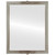 Flat Mirror - Athena Rectangle Frame - Silver Shade