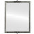 Flat Mirror - Athena Rectangle Frame - Silver Leaf with Black Antique