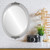 Lifestyle - Athena Oval Frame - Silver Spray