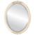 Beveled Mirror - Athena Oval Frame - Taupe