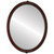 Flat Mirror - Athena Oval Frame - Vintage Cherry