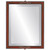 Beveled Mirror - Athena Rectangle Frame - Vintage Cherry