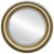 Beveled Mirror - Philadelphia Round Frame - Desert Gold