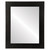 Flat Mirror - Soho Rectangle Frame - Black Silver