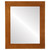 Flat Mirror - Soho Rectangle Frame - Burnished Gold
