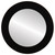 Flat Mirror - Soho Circle Frame - Rubbed Black