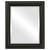 Beveled Mirror - Philadelphia Rectangle Frame - Gloss Black