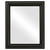 Flat Mirror - Philadelphia Rectangle Frame - Gloss Black