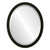 Beveled Mirror - Manhattan Oval Frame - Matte Black