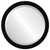 Beveled Mirror - Manhattan Round Frame - Matte Black