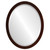 Beveled Mirror - Manhattan Oval Frame - Mocha
