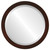 Beveled Mirror - Manhattan Round Frame - Mocha