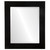 Beveled Mirror - Avenue Rectangle Frame - Black Silver
