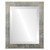 Beveled Mirror - Avenue Rectangle Frame - Silver Leaf with Brown Antique