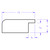 Avenue Rectangle - Profile Drawing