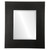Beveled Mirror - Boulevard Rectangle Frame - Black Silver