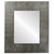 Flat Mirror - Boulevard Rectangle Frame - Silver Leaf with Brown Antique