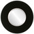 Beveled Mirror - Boulevard Round Frame - Rubbed Black