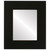 Flat Mirror - Boulevard Rectangle Frame - Rubbed Black