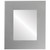 Flat Mirror - Boulevard Rectangle Frame - Bright Silver