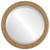 Beveled Mirror - Vienna Round Frame - Burnished Silver