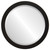 Beveled Mirror - Vienna Round Frame - Matte Black