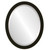 Beveled Mirror - Vienna Oval Frame - Rubbed Black