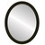 Flat Mirror - Vienna Oval Frame - Rubbed Black