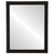 Flat Mirror - Vienna Rectangle Frame - Rubbed Black