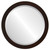 Beveled Mirror - Vienna Round Frame - Mocha