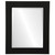 Beveled Mirror - Cafe Rectangle Frame - Matte Black
