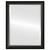 Beveled Mirror - Huntington Rectangle Frame - Matte Black