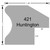 Huntington Rectangle - Profile Drawing