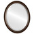 Beveled Mirror - Huntington Oval Frame - Mocha