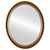 Flat Mirror - Huntington Oval Frame - Mocha