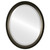 Beveled Mirror - Huntington Oval Frame - Veined Onyx