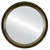 Flat Mirror - Huntington Circle Frame - Veined Onyx