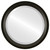 Beveled Mirror - Huntington Round Frame - Rubbed Black