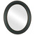 Flat Mirror - Philadelphia Oval Frame - Royal Blue