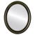 Flat Mirror - Newport Oval Frame - Rubbed Black