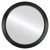 Flat Mirror - Regatta Circle Frame - Matte Black