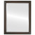 Beveled Mirror - Regatta Rectangle Frame - Mocha