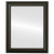 Flat Mirror - Messina Rectangle Frame - Rubbed Black