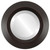 Beveled Mirror - Veneto Round Frame - Mocha